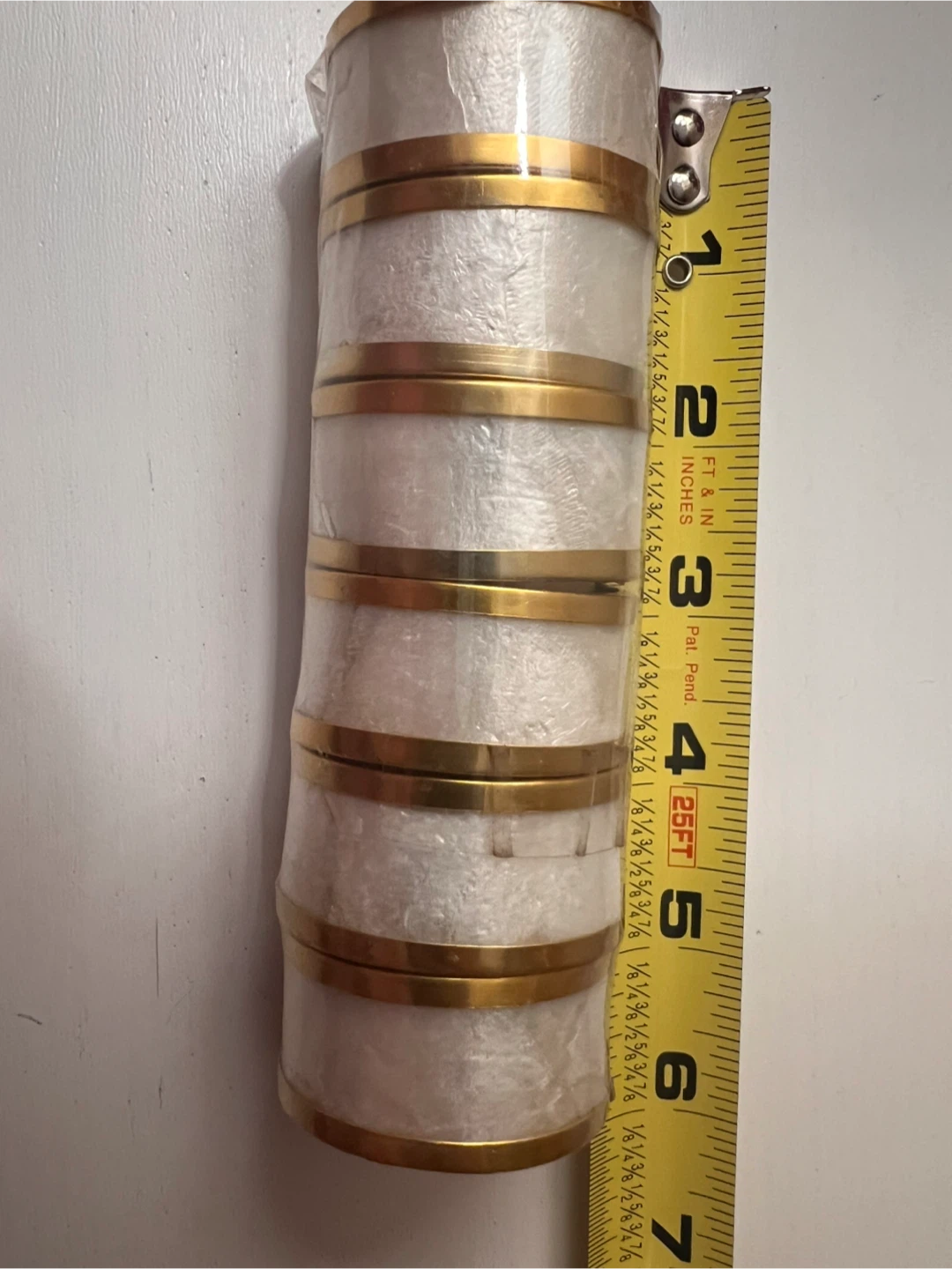 Set of 6 Mother of Pearl/ Capiz Napkin Rings - photo 2