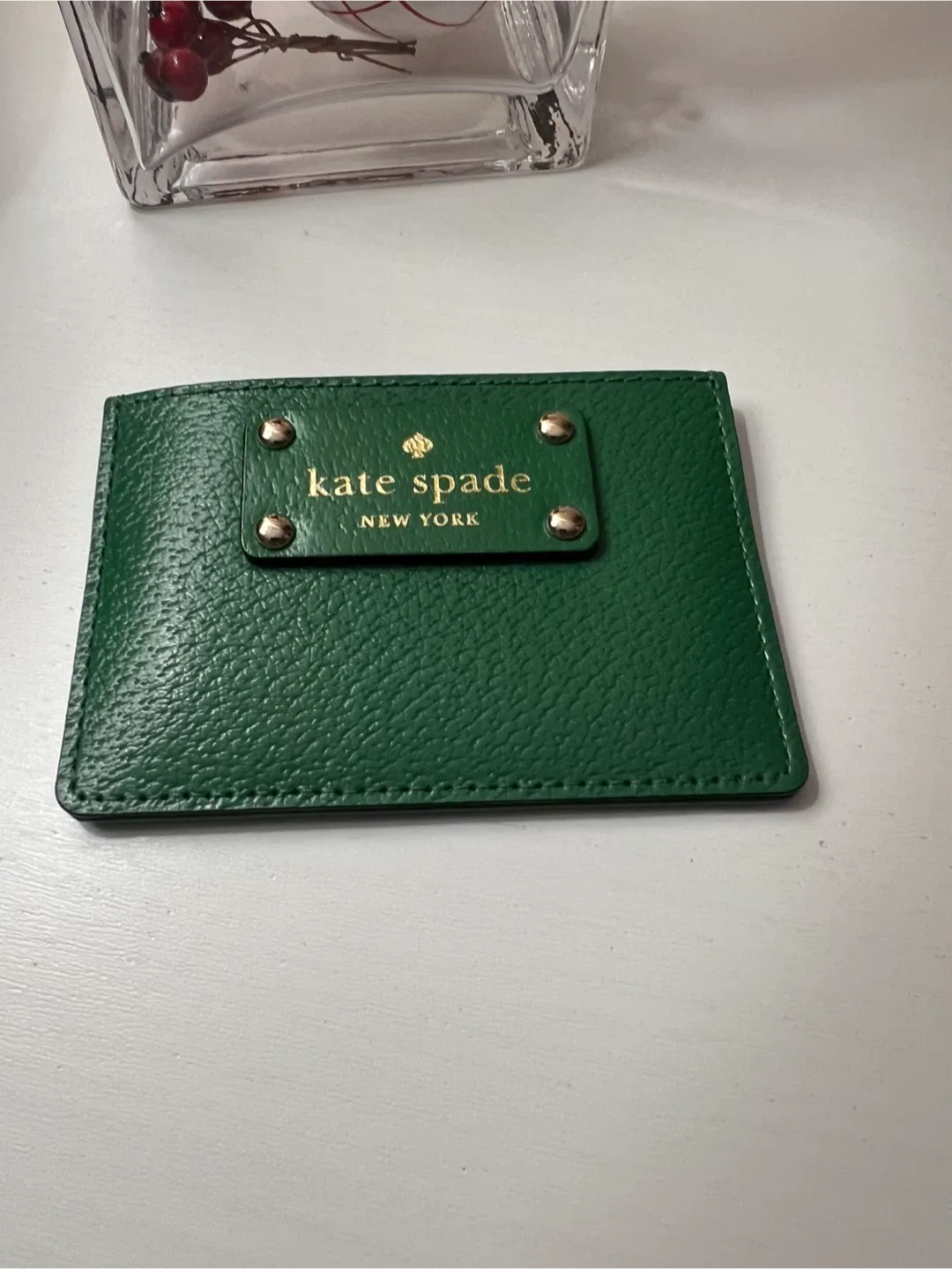 Kate Spade Green Card Holder image indicator(4)