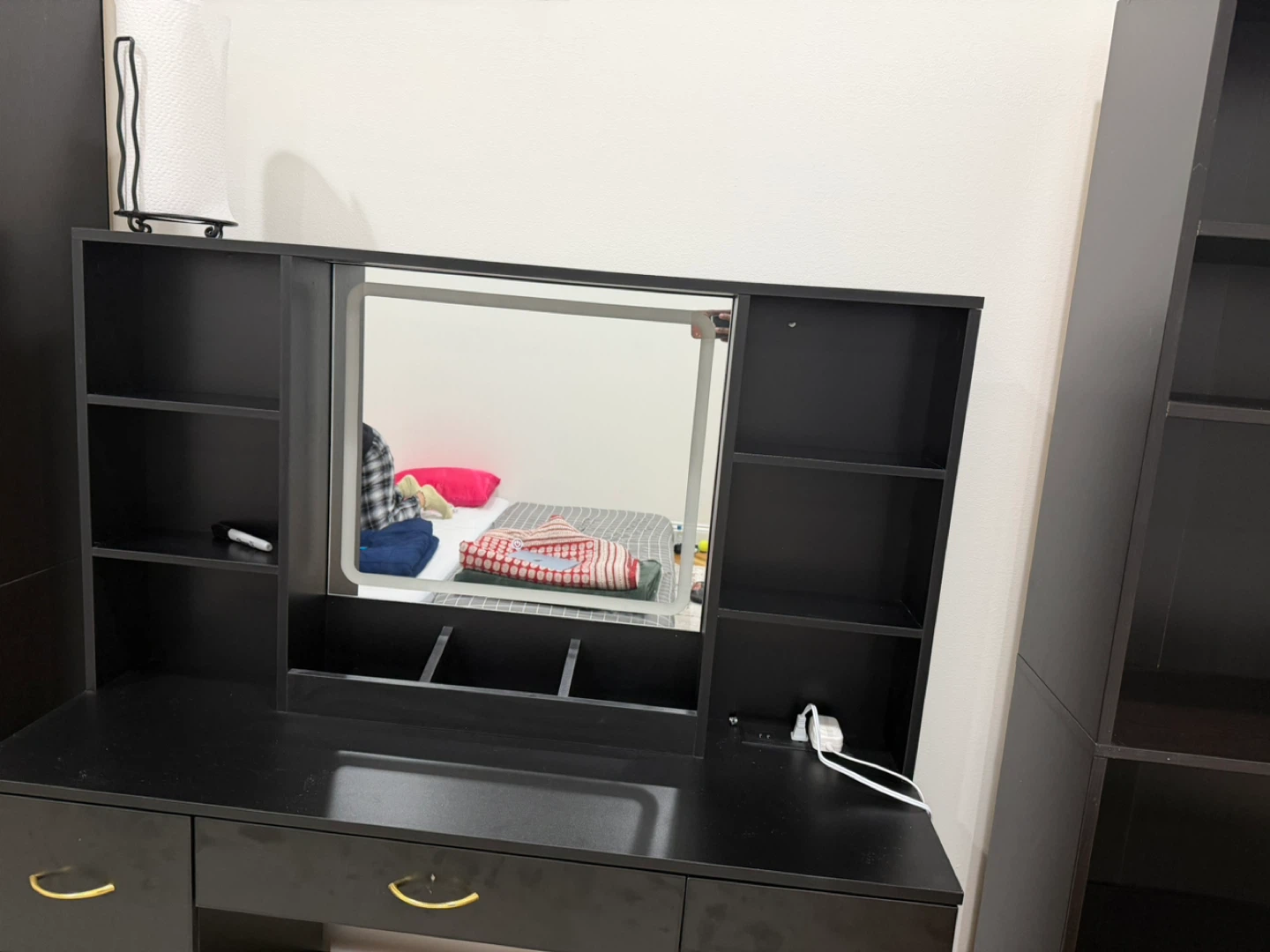 Vanity Desk with Lighted Mirror - photo 5