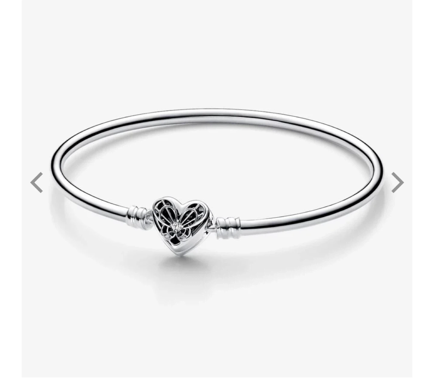 Pandora Bangle & Pink Pave Clip Charm - photo 2
