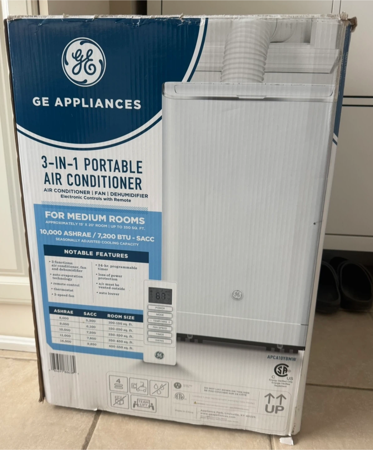 GE 3-in-1 Portable Air Conditioner