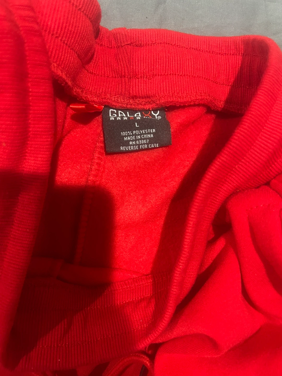 Galaxy Red Jogger Pants - Size L - photo 3