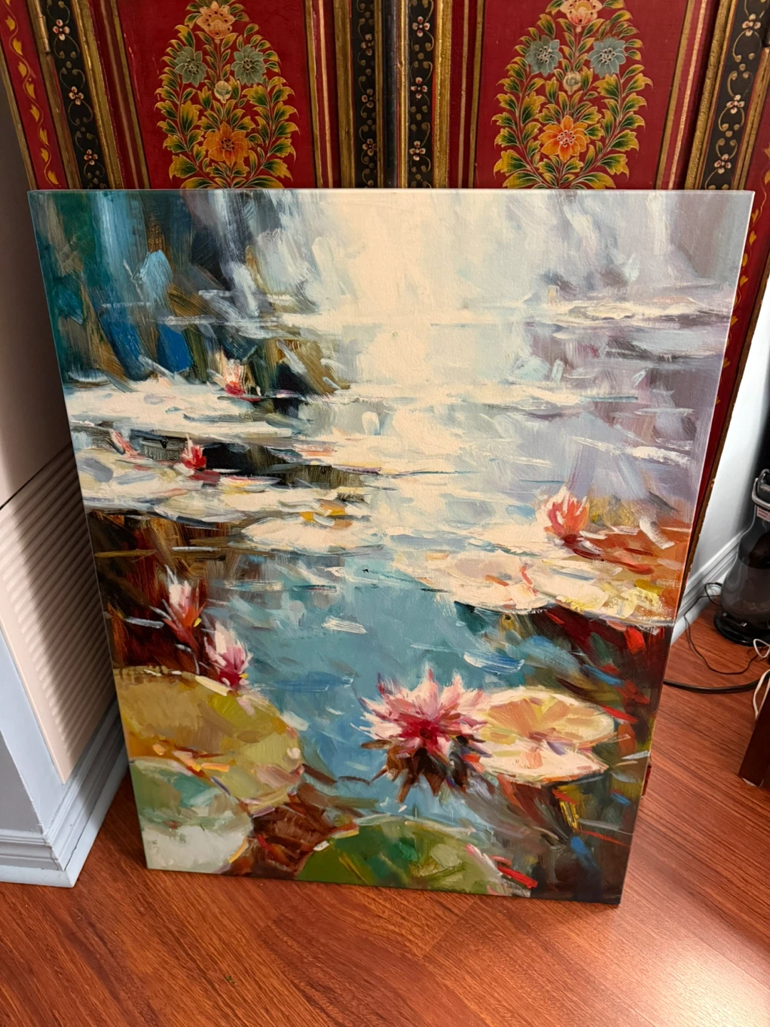 Floral Water Lily Painting