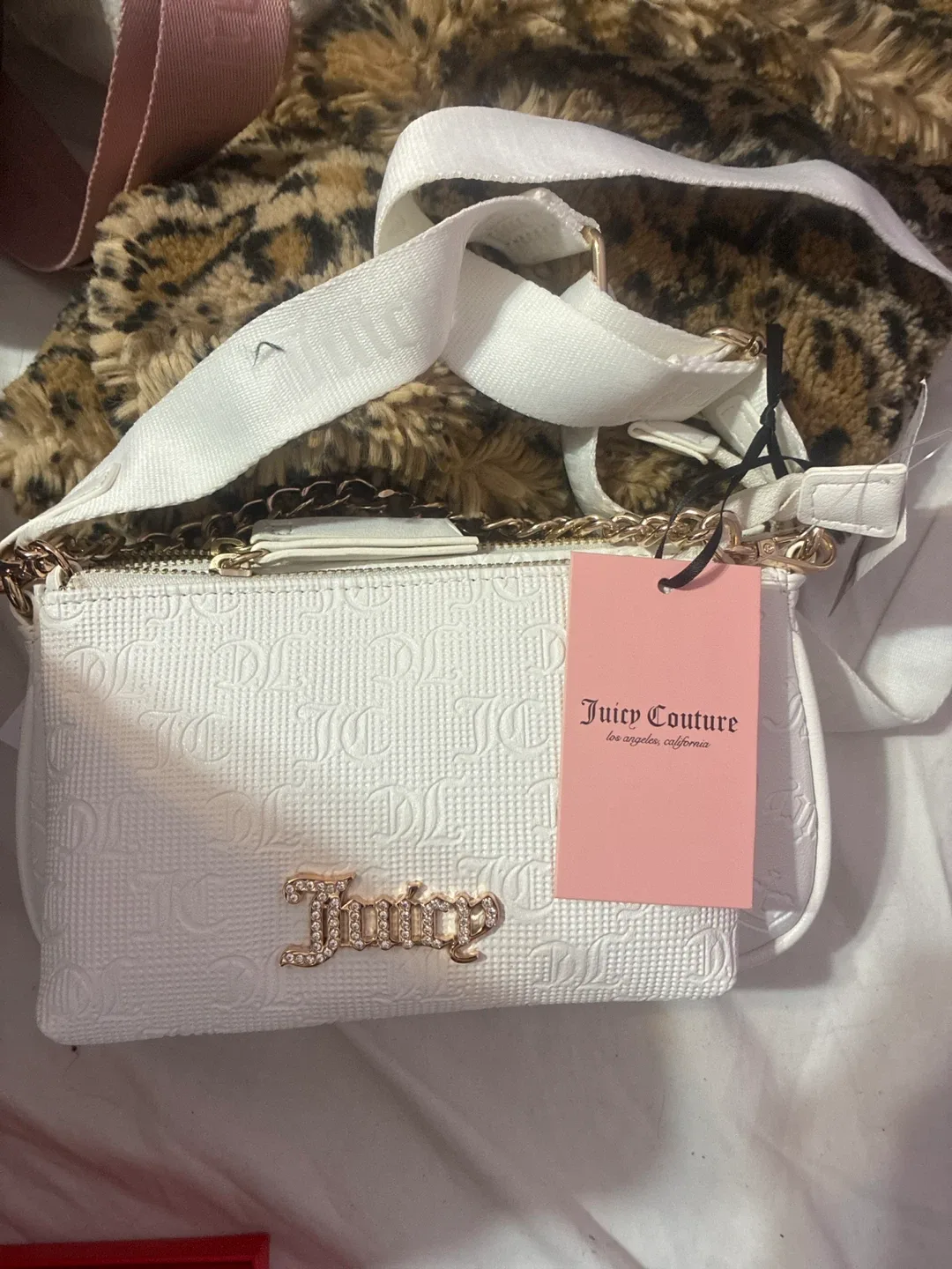 Juicy Couture White Crossbody Bag