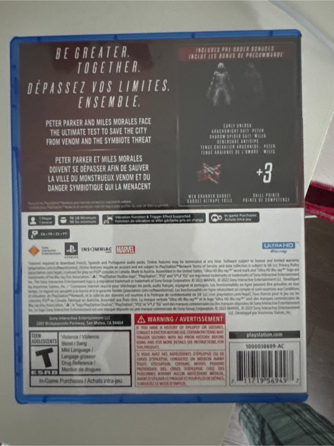 Marvel Spider-Man 2 PS5 Game - photo 2