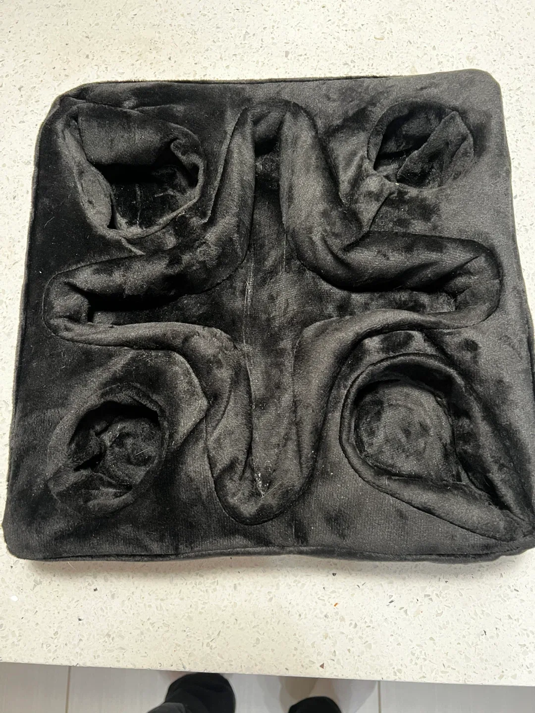 Couch Cup Holder - Black Velvet