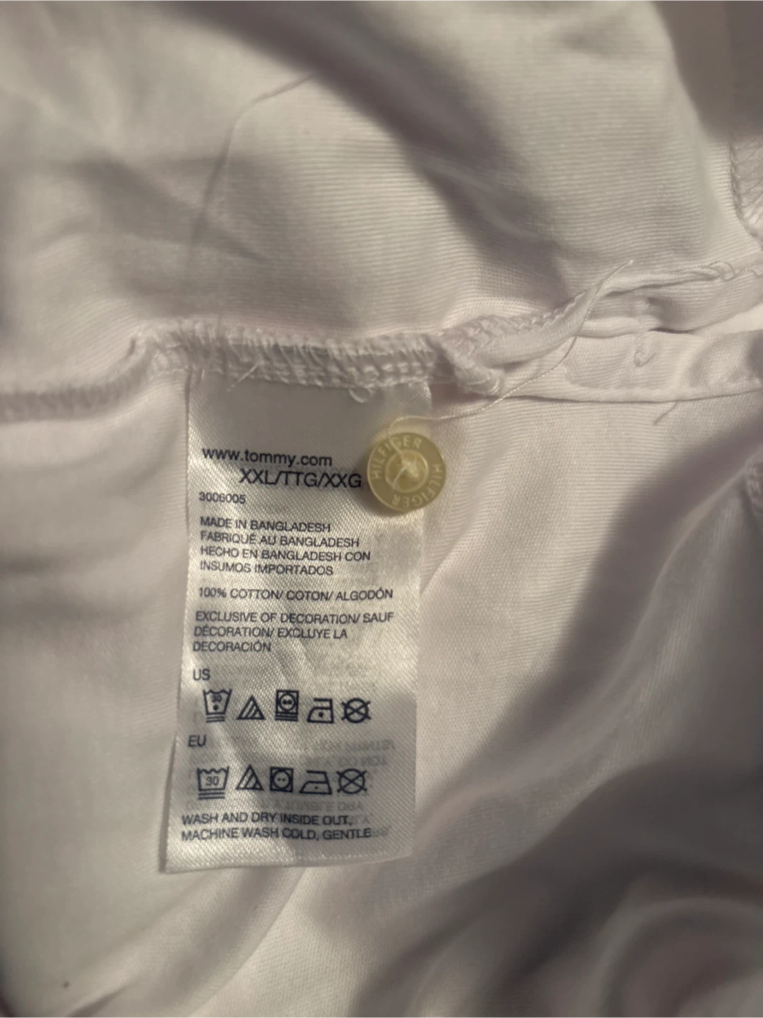 Tommy Hilfiger White Polo Shirt - XXL - photo 4
