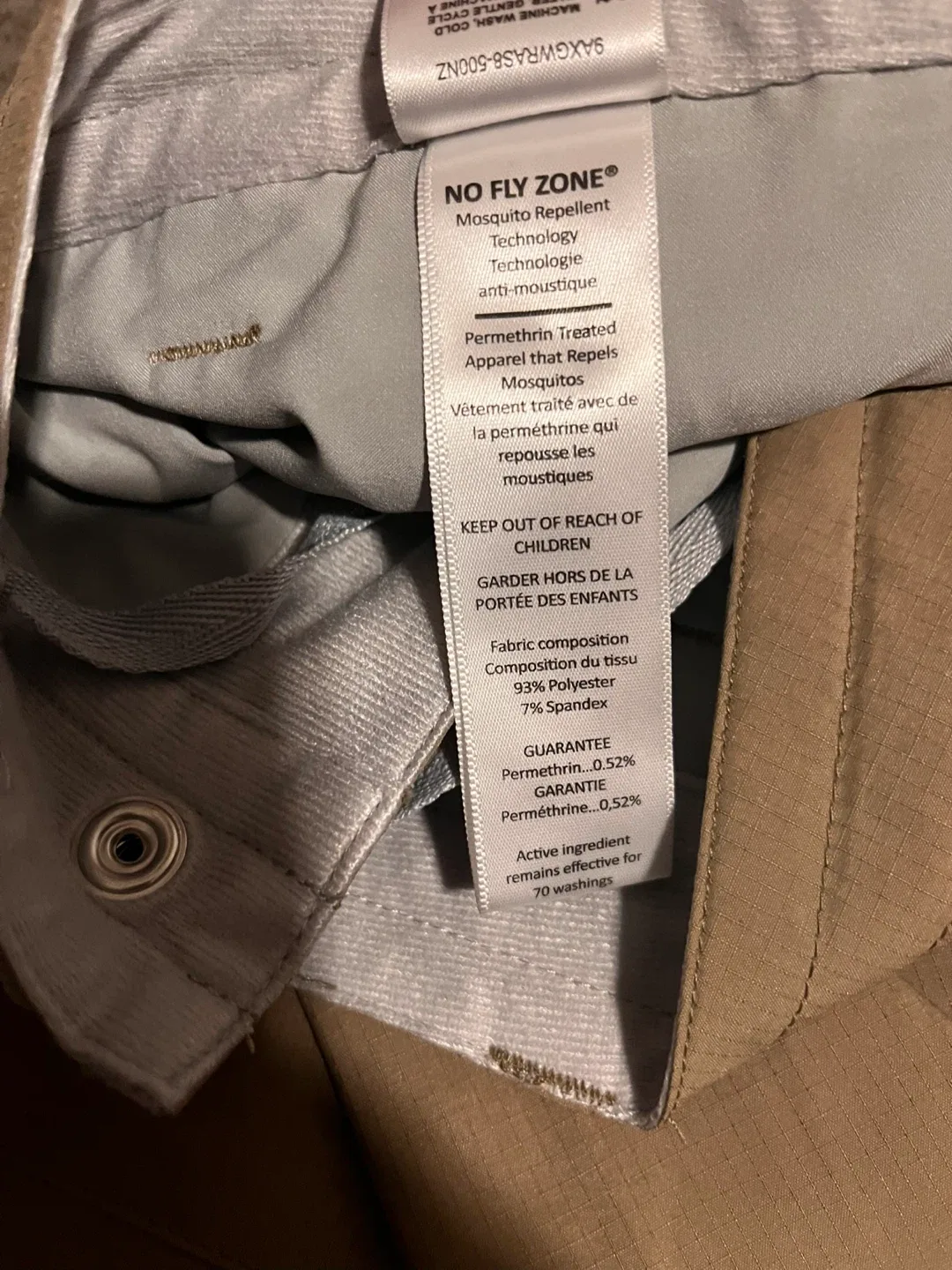 Wind River No Fly Zone Mosquito Repellent Pants image indicator(4)