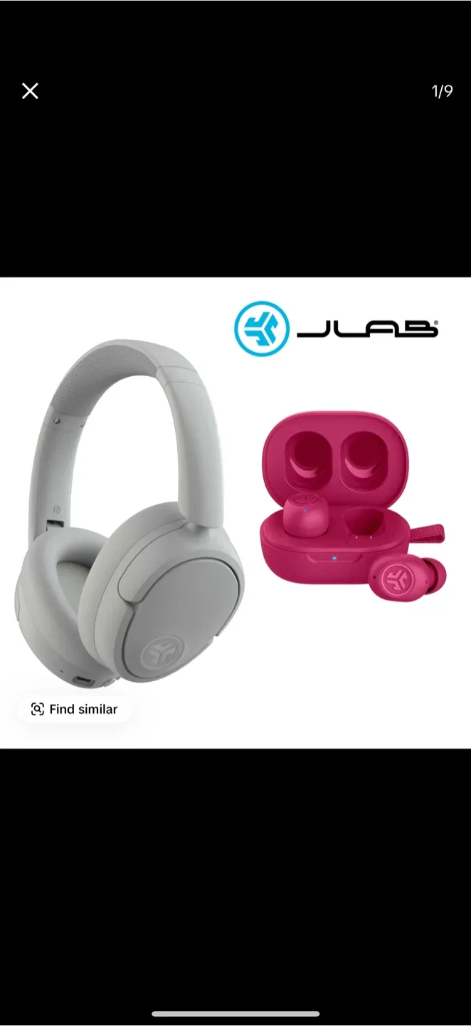 JLab JBudd Lux ANC Headphones & JBudd Mini Earbuds