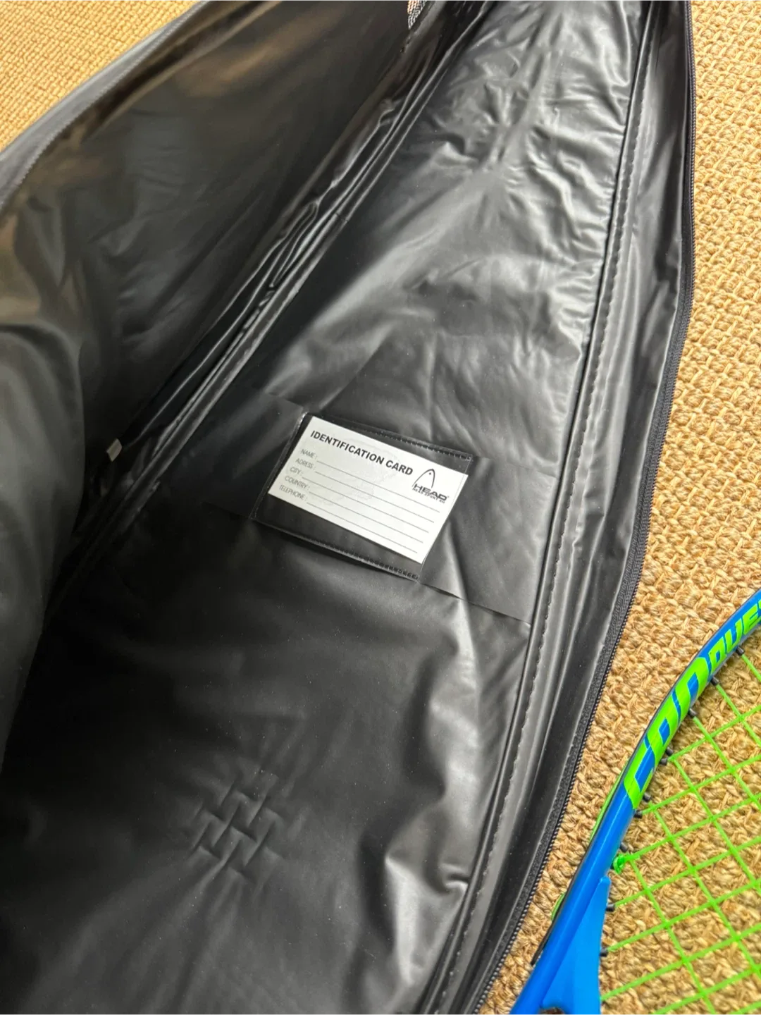 Head tennis racket image indicator(2)