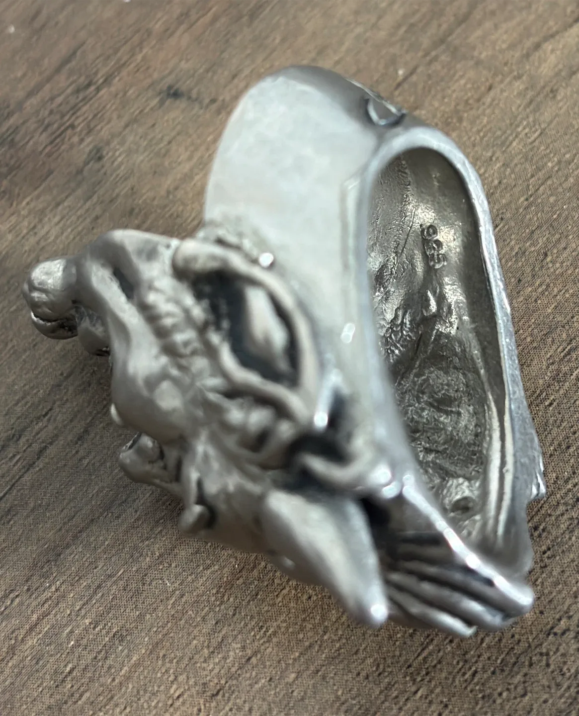 Coop x Han Cholo Devil Head Ring 925 Silver (Extremely Rare) image indicator(9)