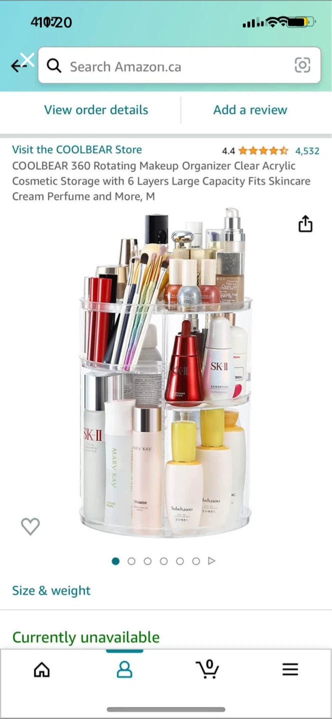Rotating Makeup Organizer - photo 2