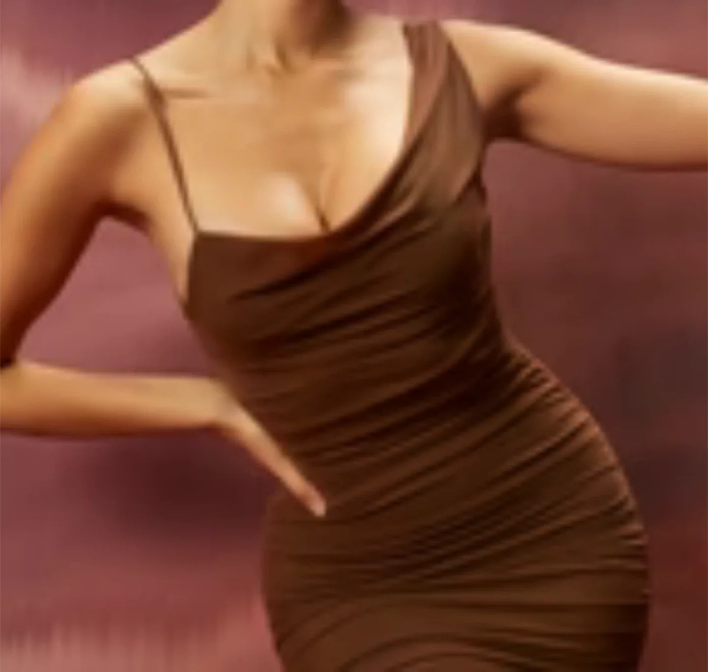 Oh Polly Brown Dress - Size US 2