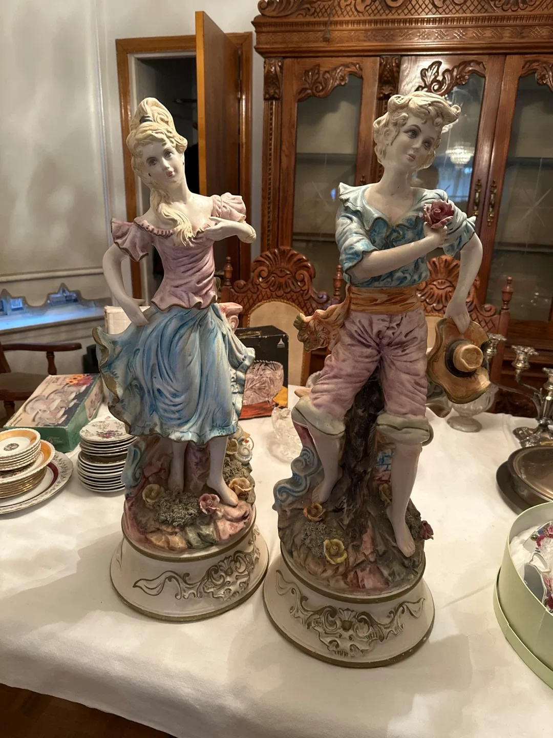 Capodimonte Porcelain Figurines, Made in Italy