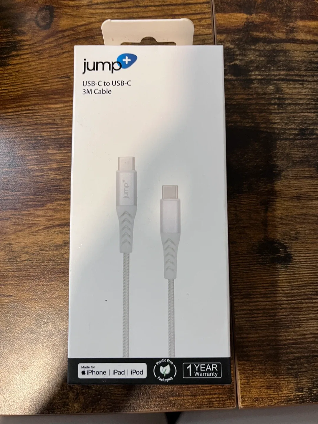 New Jump+ USB-C to USB-C 3M Cable