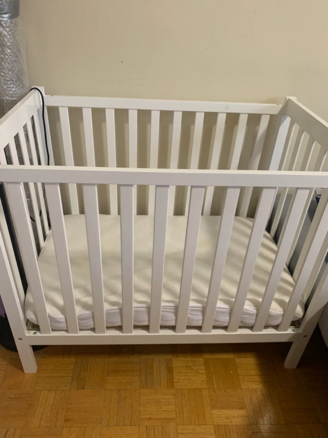 White Baby Crib