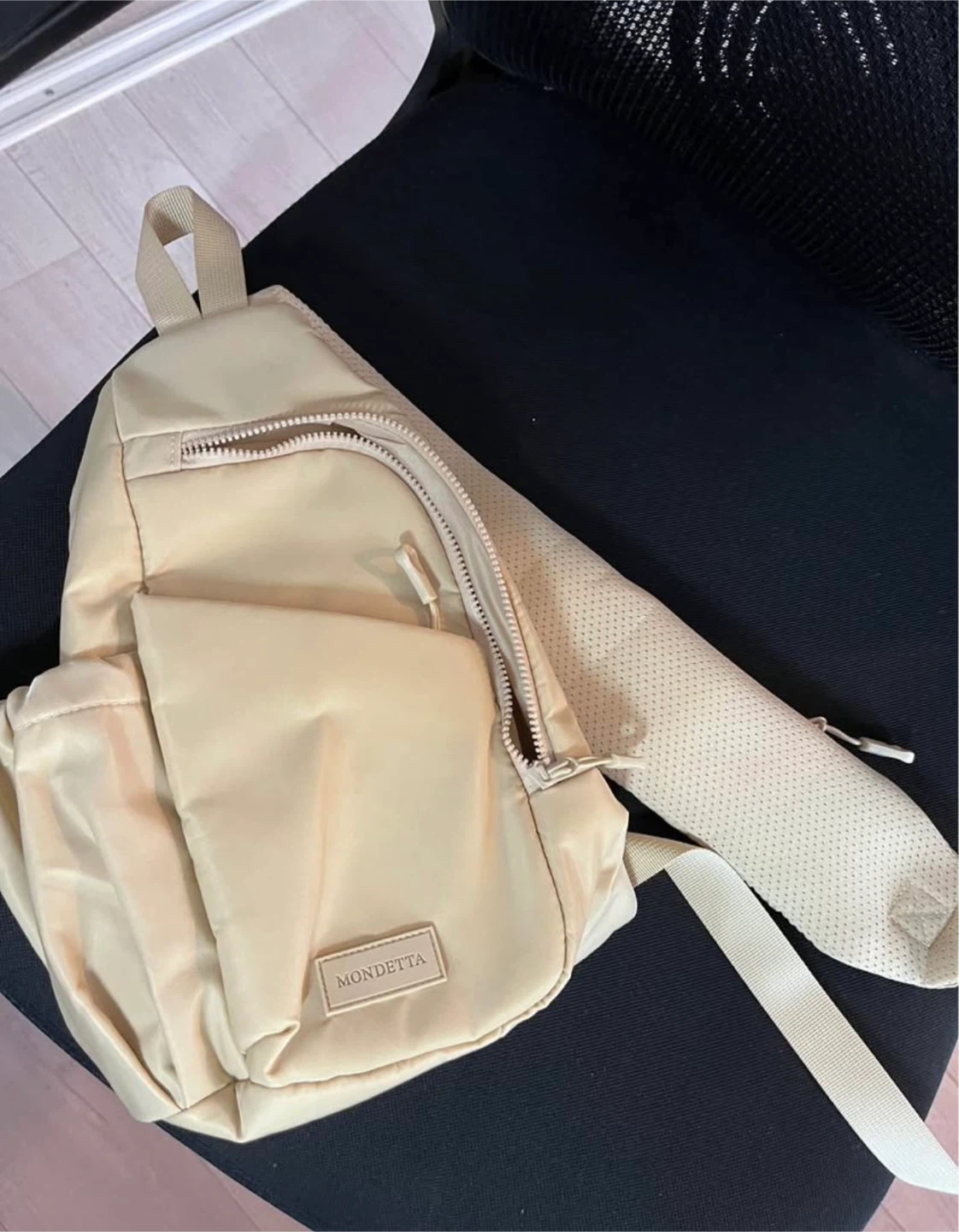 Mondetta Beige Sling Bag