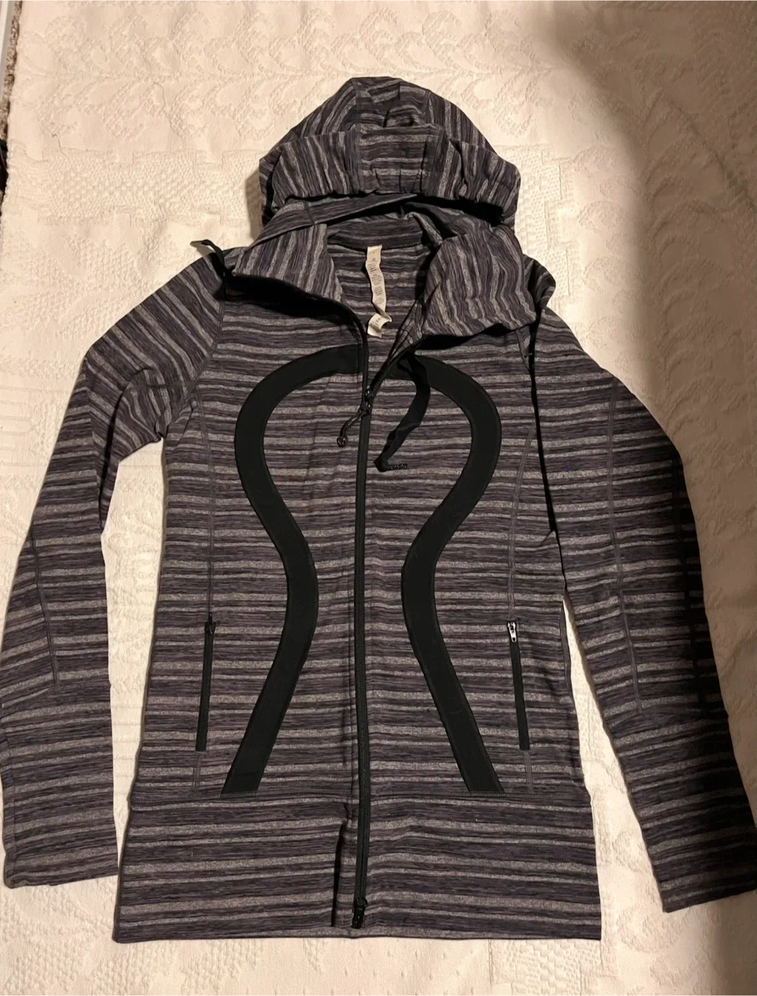 Lululemon Athletica Striped Jacket - Size 6