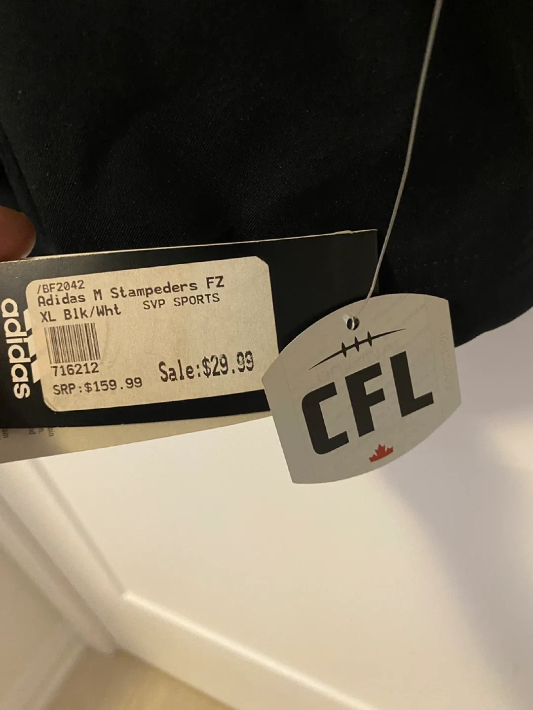 Adidas CFL Authentic Sideline Jacket XL image indicator(7)