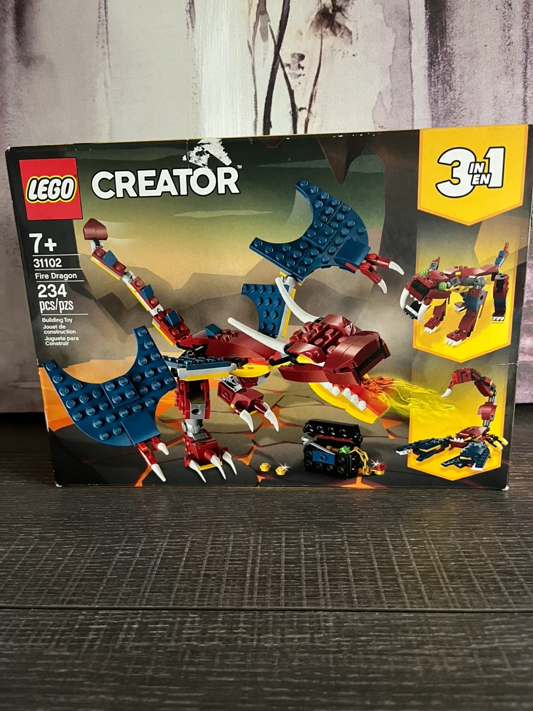 LEGO Creator 3in1 Fire Dragon 31102