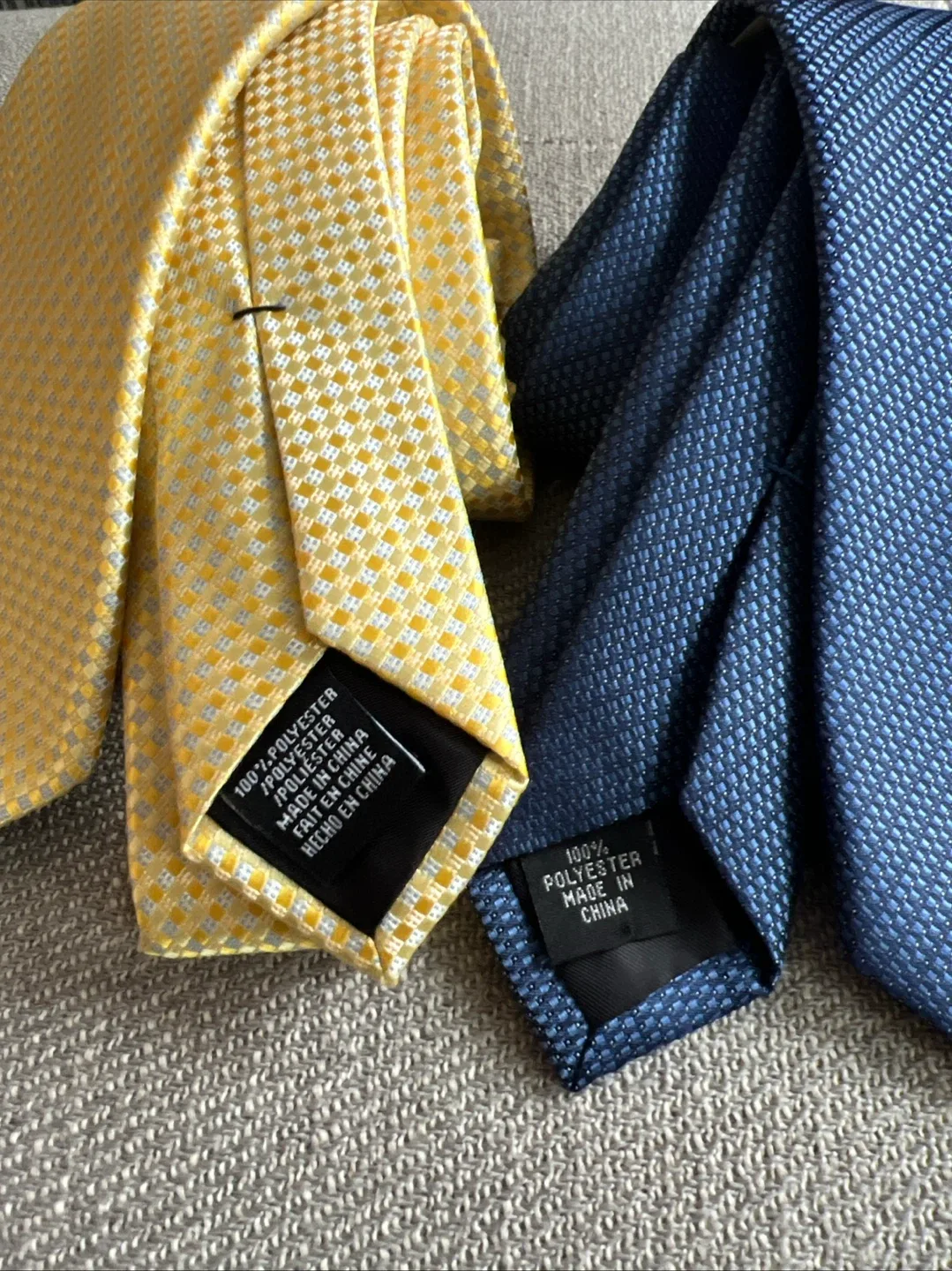 Yellow & Blue Neckties - Polyester image indicator(2)