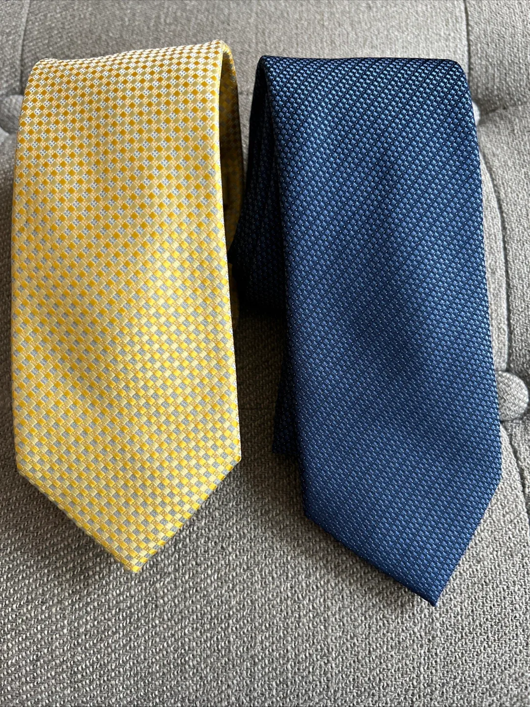 Yellow & Blue Neckties - Polyester