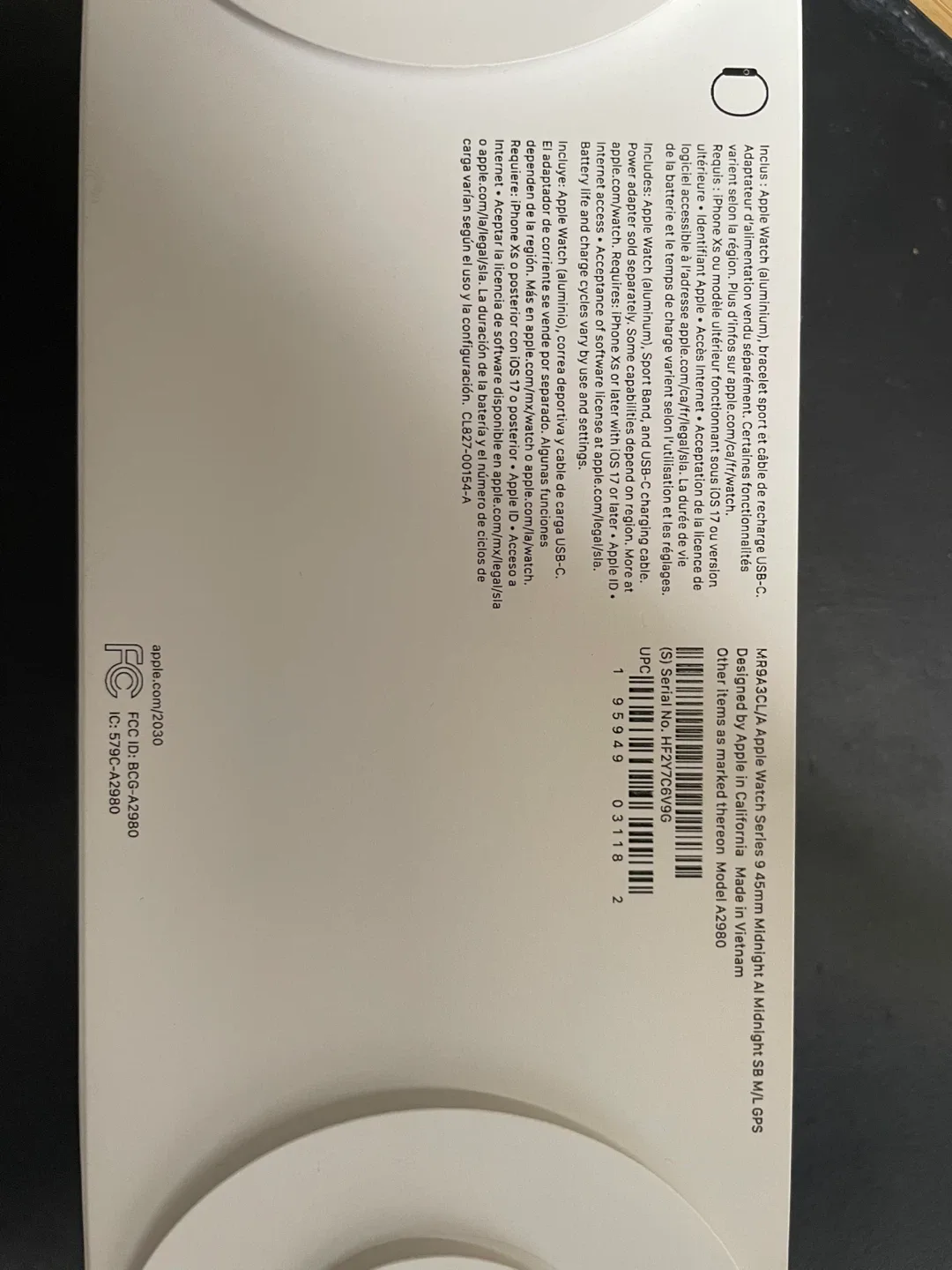 Apple Watch Series 9 45mm Midnight - Like New image indicator(4)
