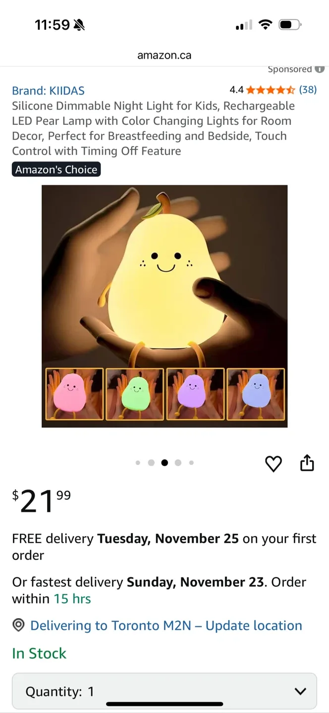 Night Light - New in Box image indicator(7)