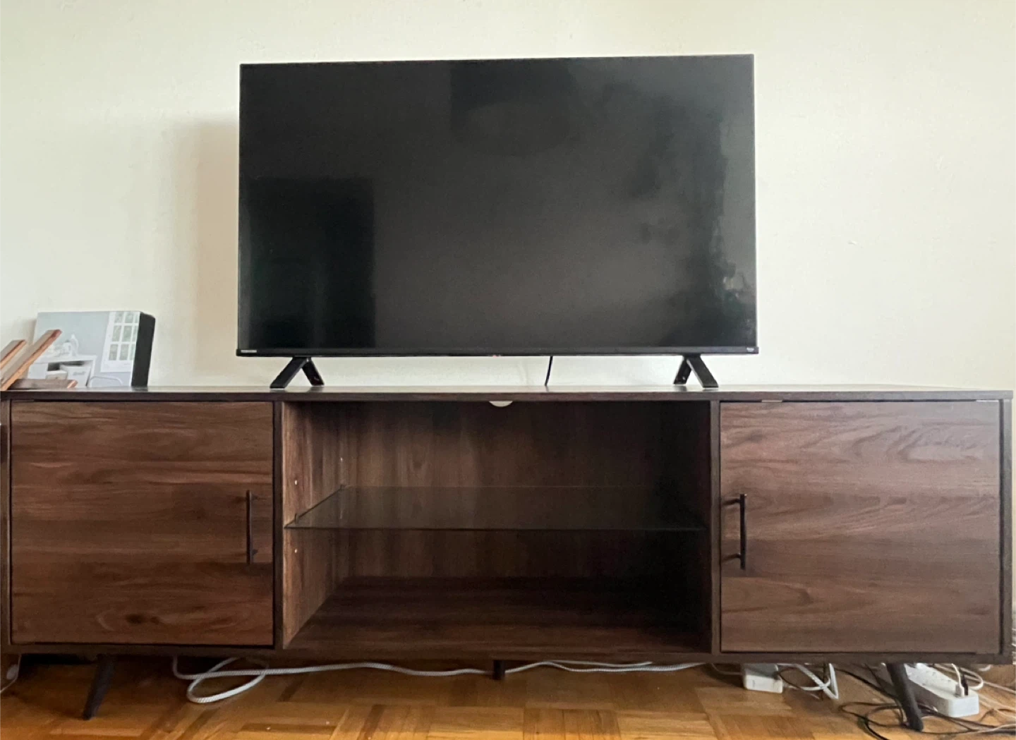 70” Dark Walnut Colour TV Stand Media Console - photo 3
