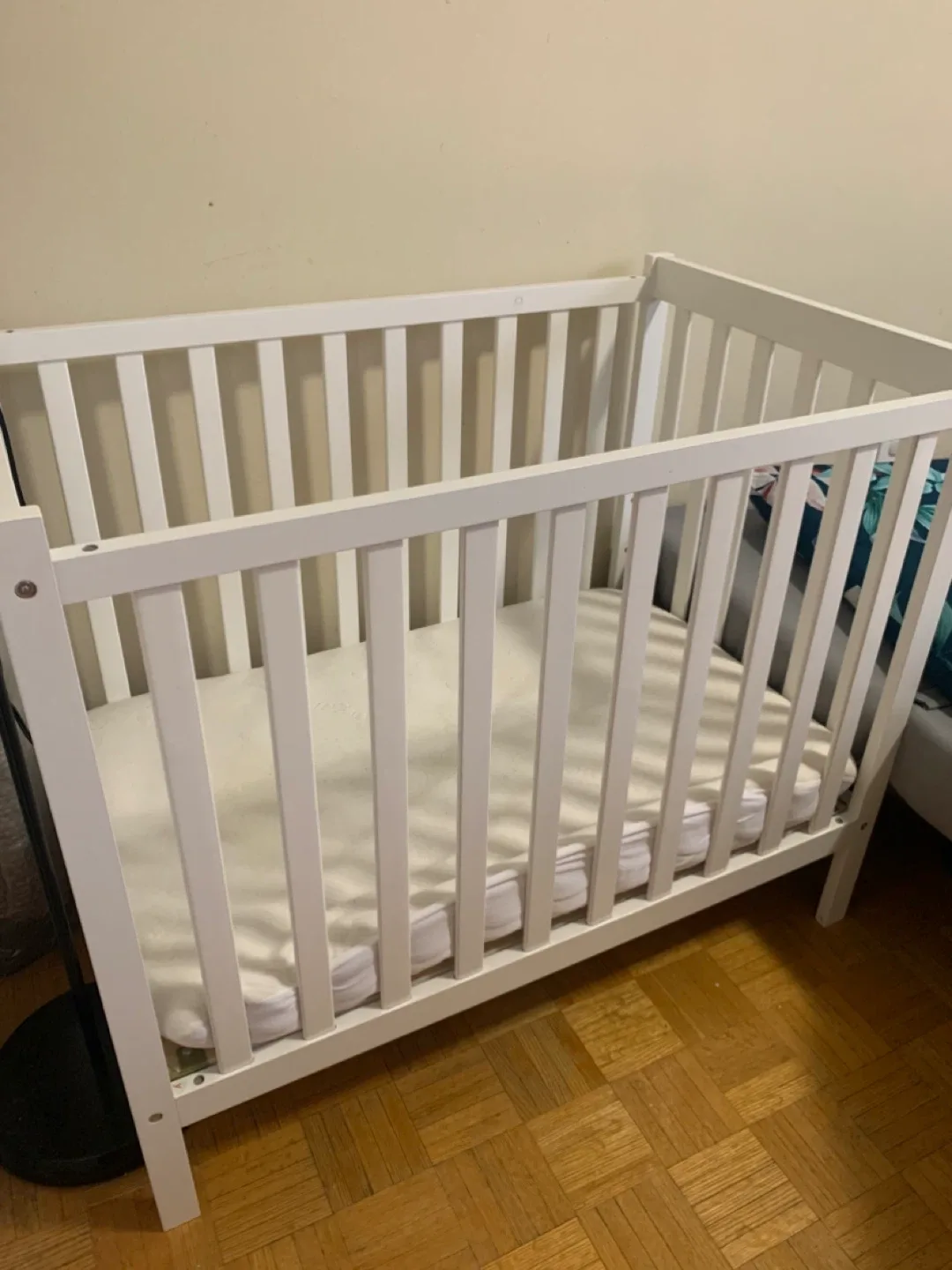 White Baby Crib