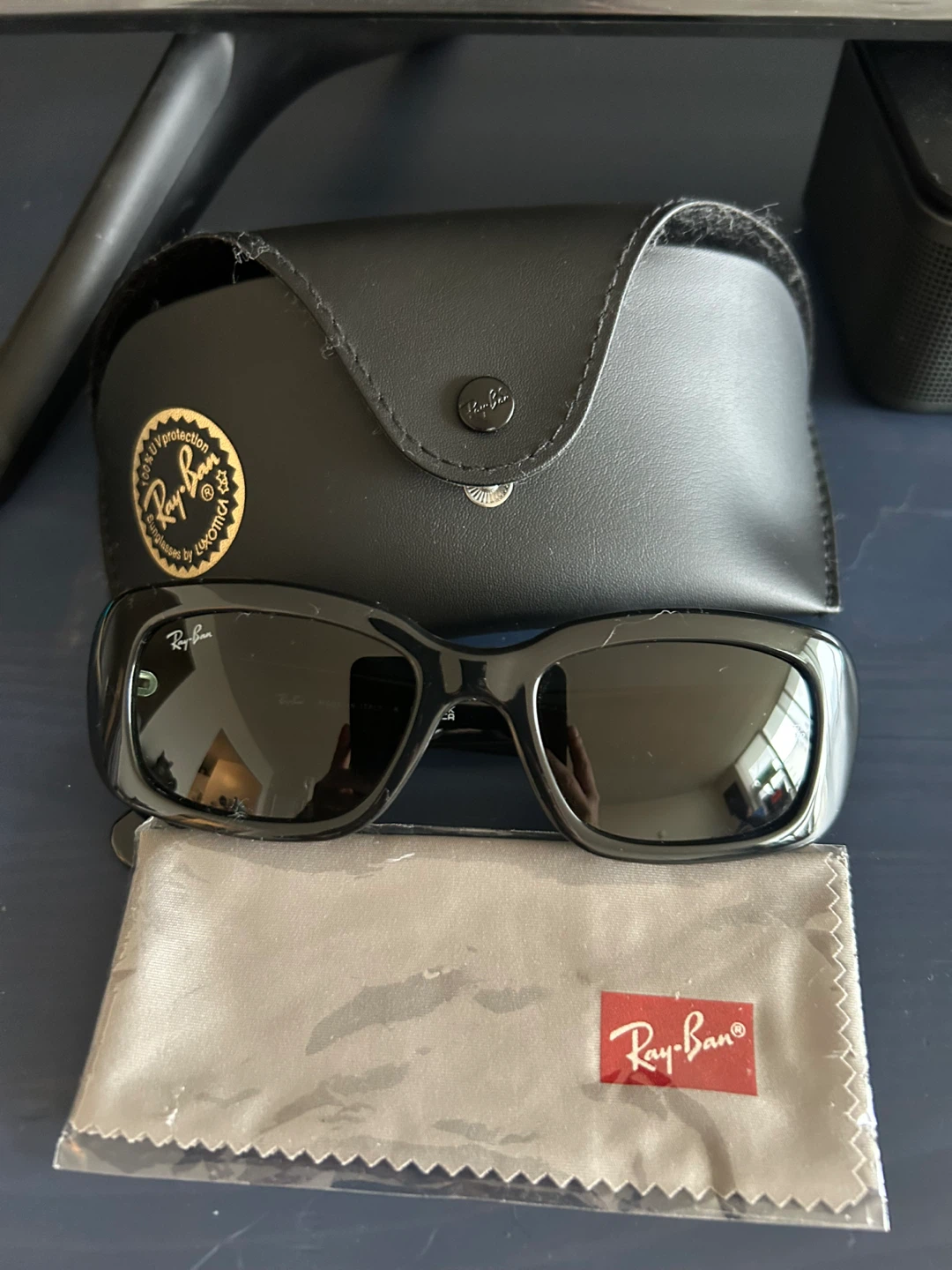 Ray-Ban Black Sunglasses with Case