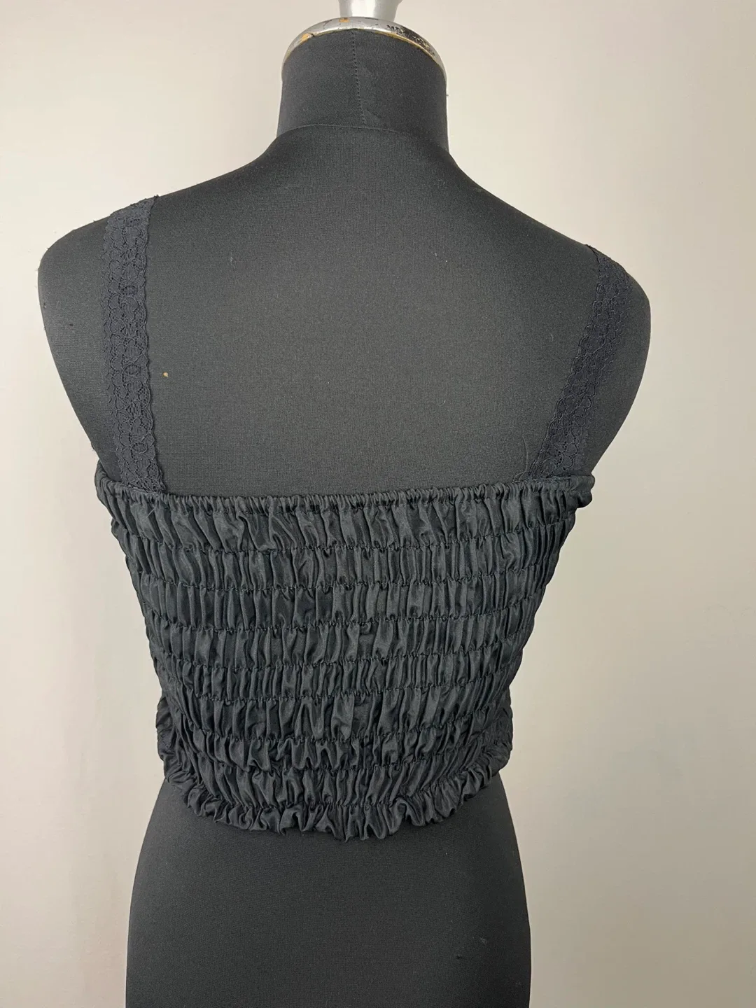 Black Embellished Tank Top Size S/M image indicator(3)