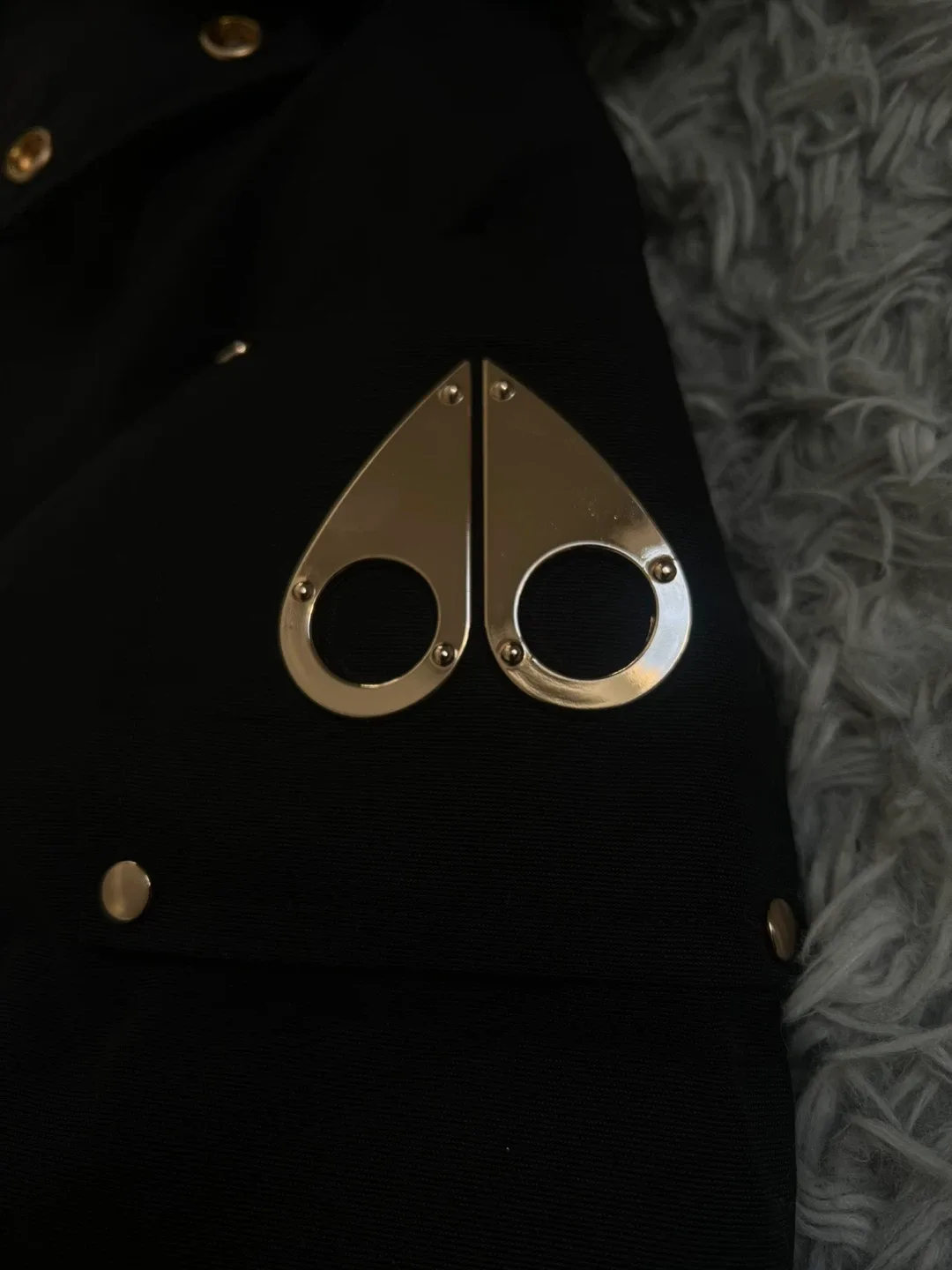 Black/Gold Moose Knuckles Gold Series 3Q Jackets image indicator(5)