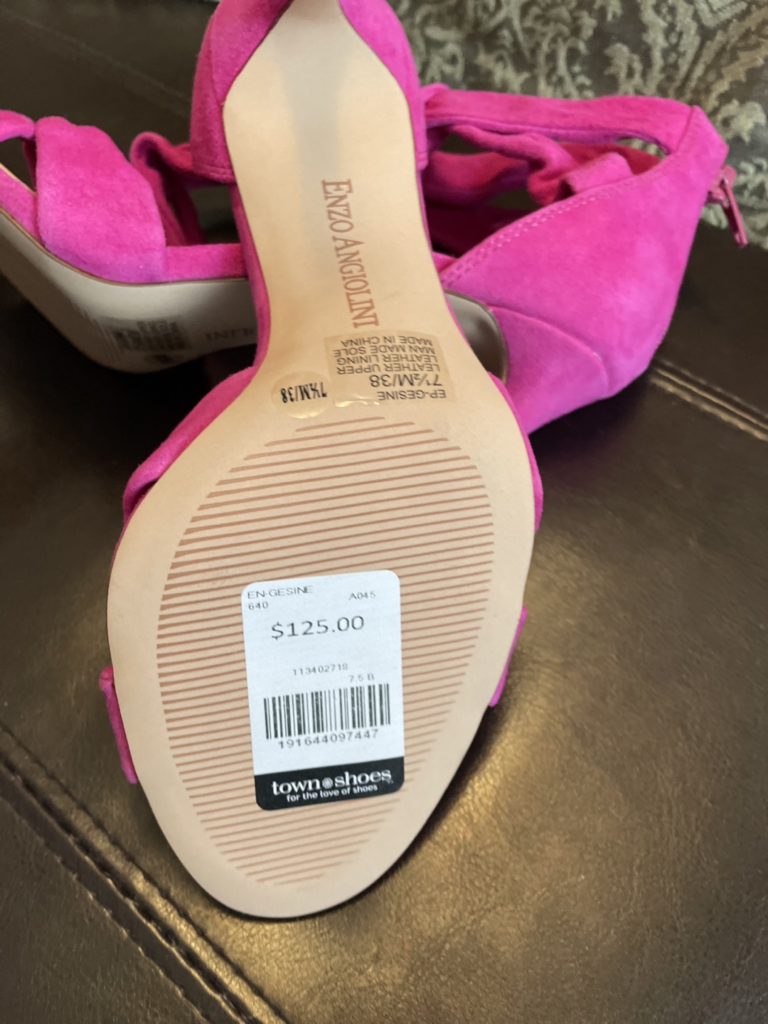 Enzo Angiolini Pink Heels - Size 7.5M - photo 4