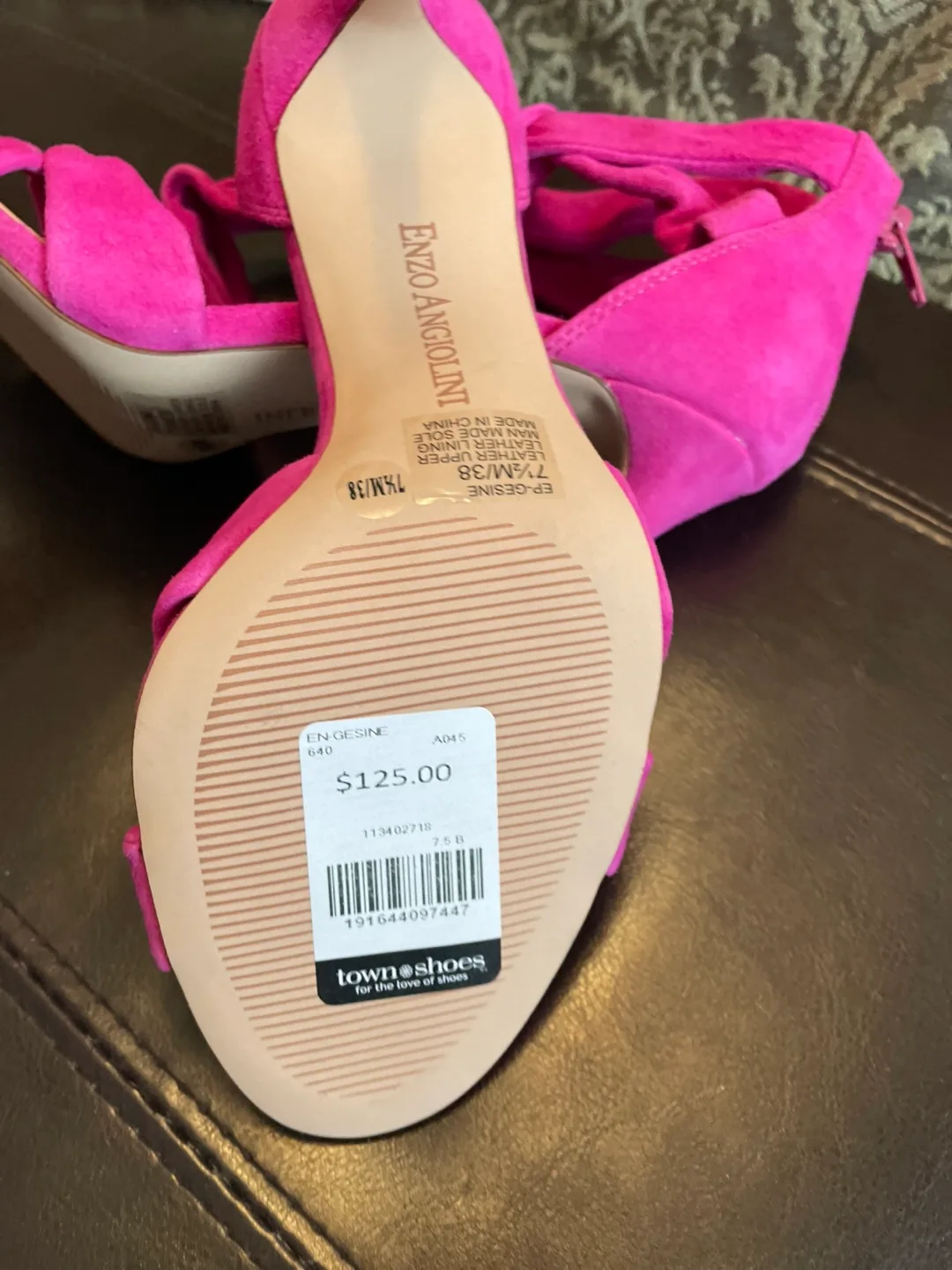 Enzo Angiolini Pink Heels - Size 7.5M image indicator(4)