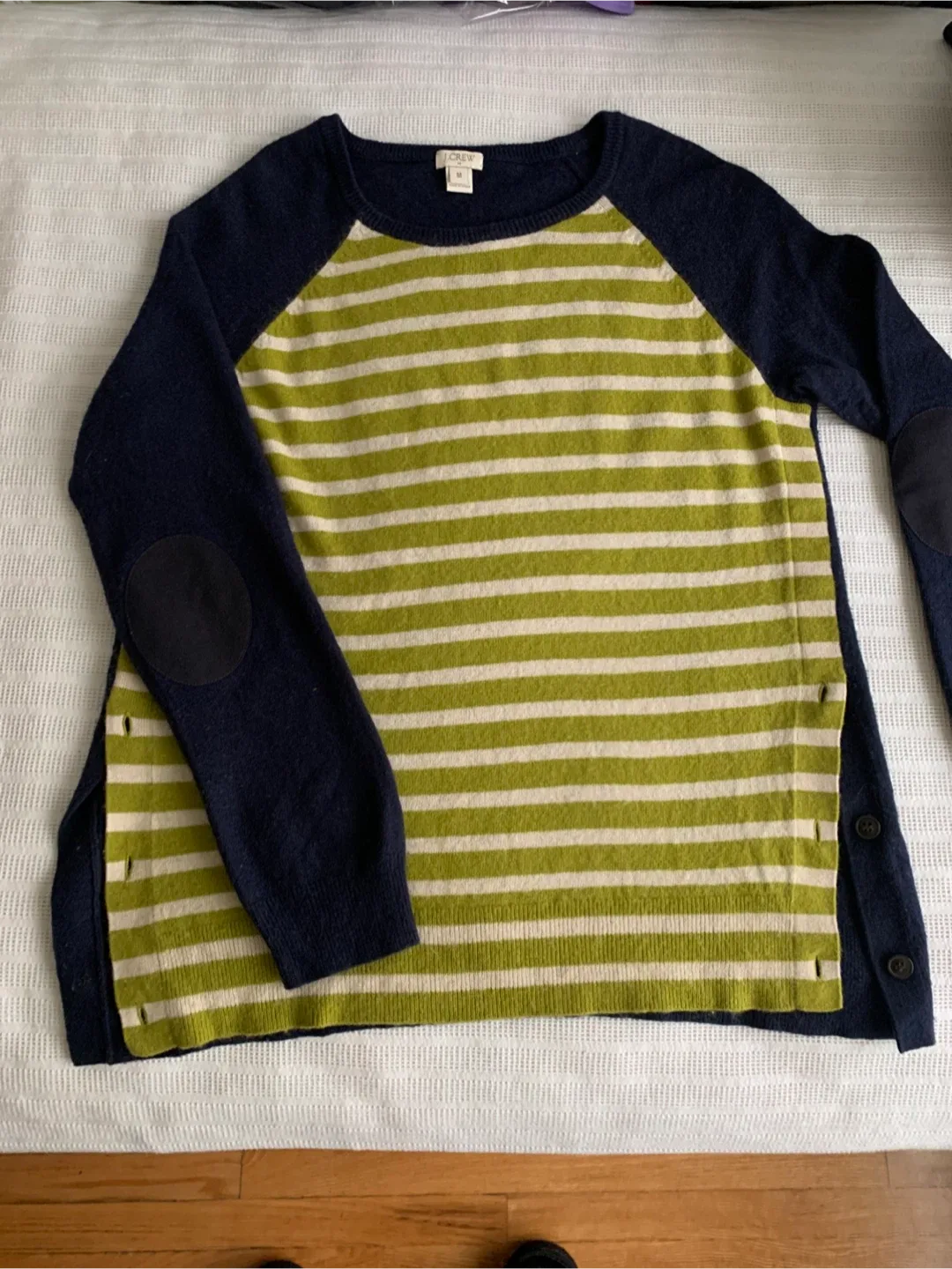 J.Crew Striped Wool Blend Sweater - Size M