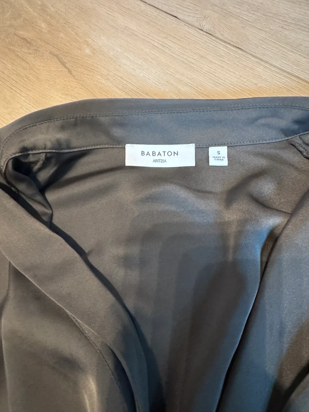 Babaton Aritzia Wrap Dress - Size S image indicator(5)