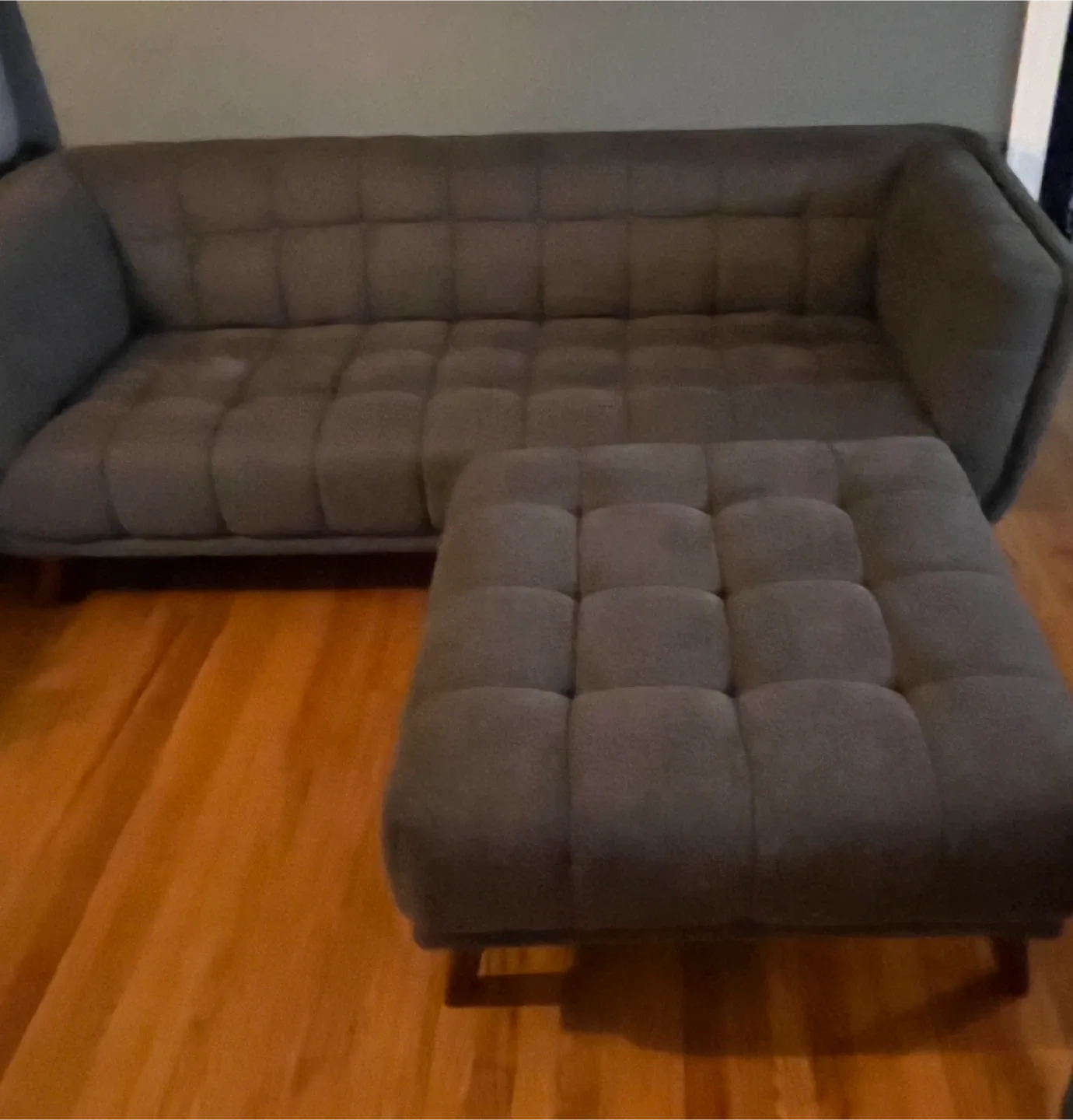 Couch and ottoman