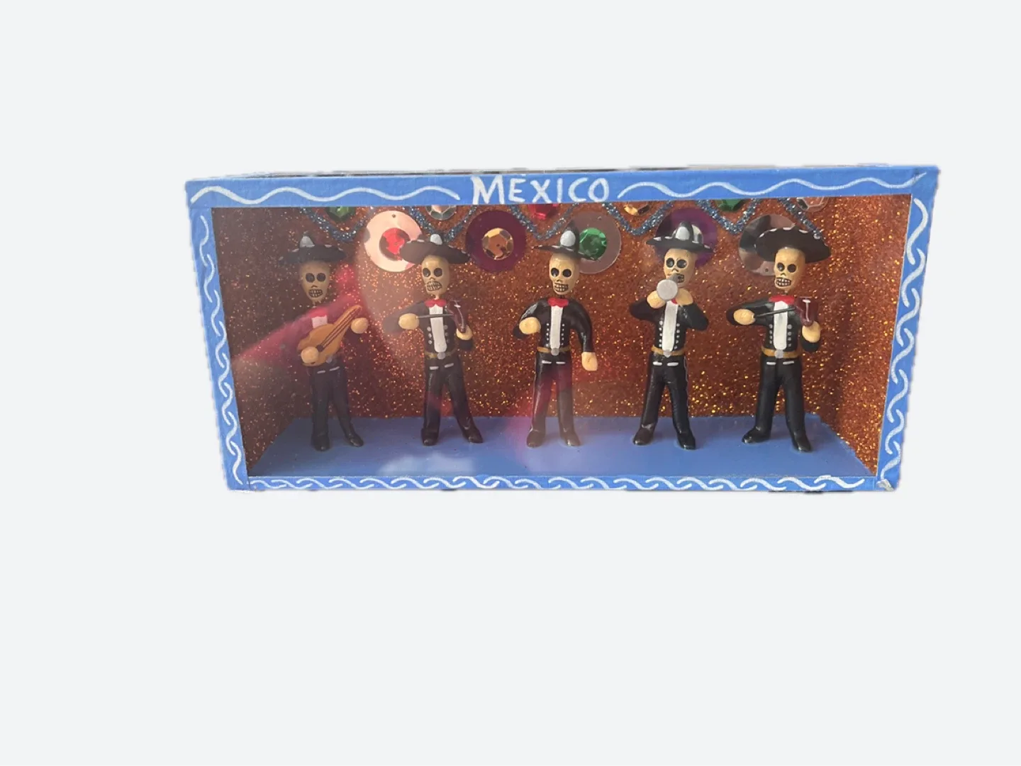 Mexico Skeleton Band Display