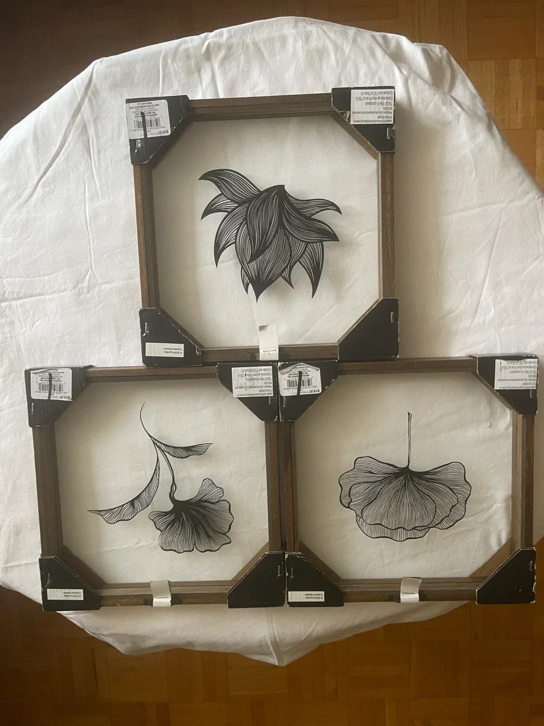 Set of 3 Wall Decor, 10x10in image indicator(3)