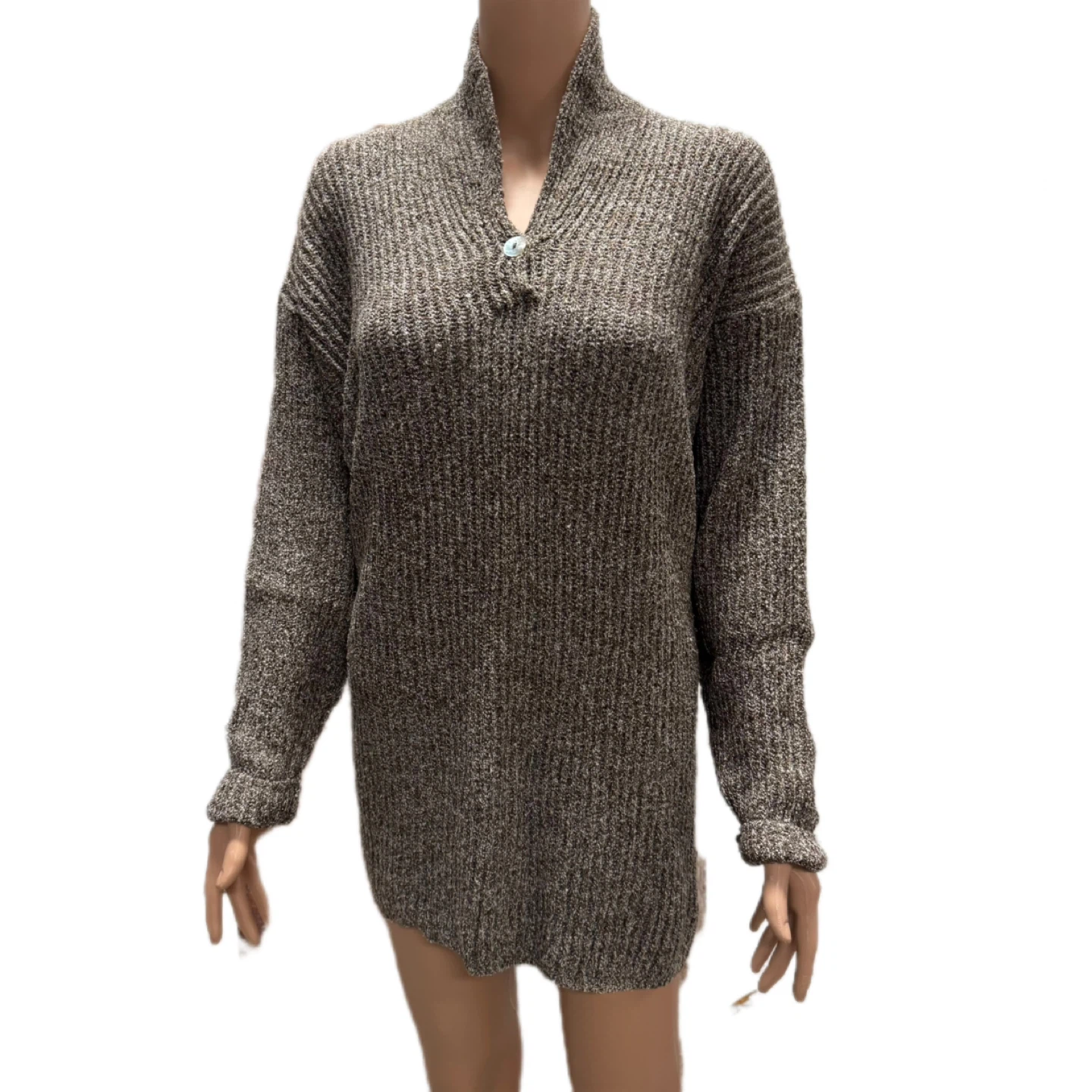 Unbranded Women’s Cozy Knit Sweater – Brown – Used Like New