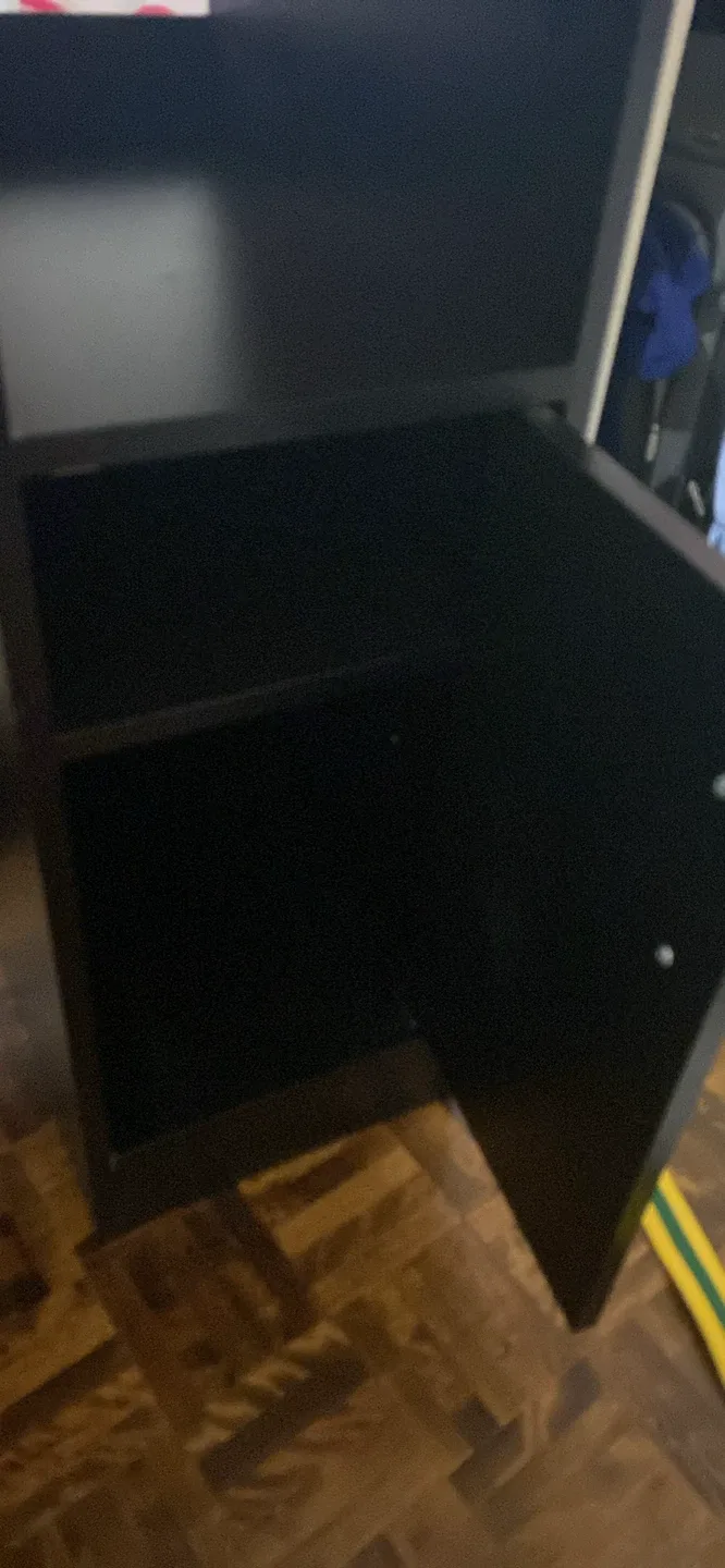 South Shore Axess Work Desk - Small, Pure Black image indicator(4)