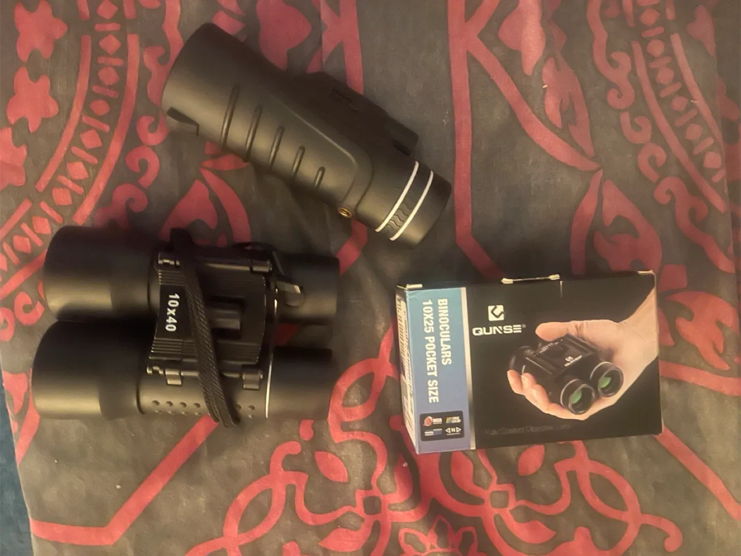 QUNSE 10x25 Pocket Size Binoculars