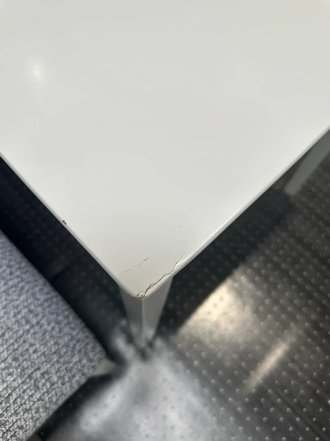 White Dining Table with 4 Chairs and Bench image indicator(6)