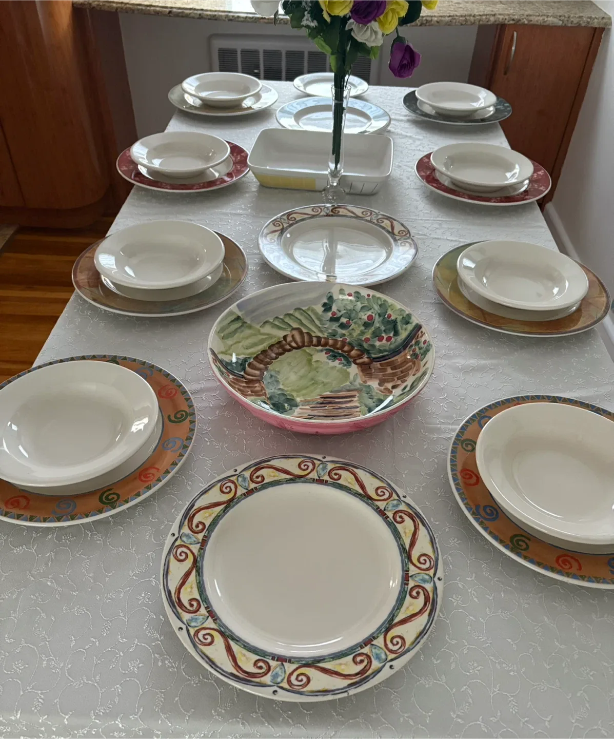 Colorful Dinnerware Set.Bowls&Vases&Baking Dishes&Pasta Bowls image indicator(2)