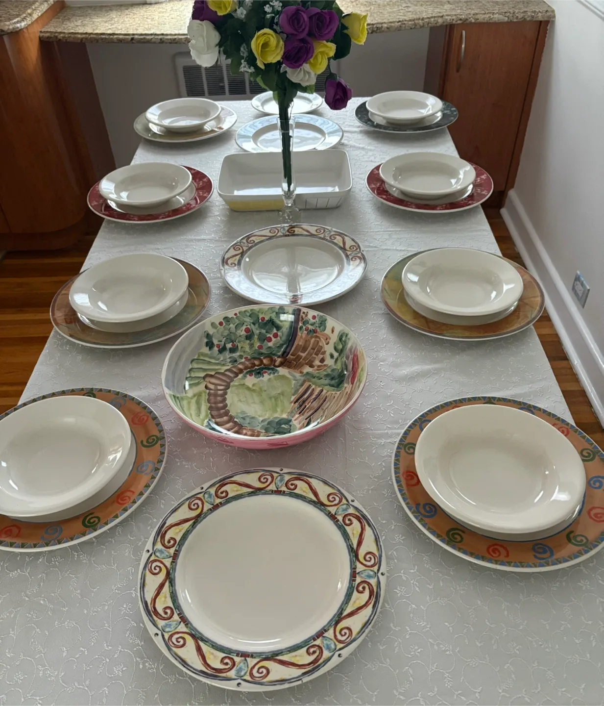 Colorful Dinnerware Set.Bowls&Vases&Baking Dishes&Pasta Bowls image indicator(7)