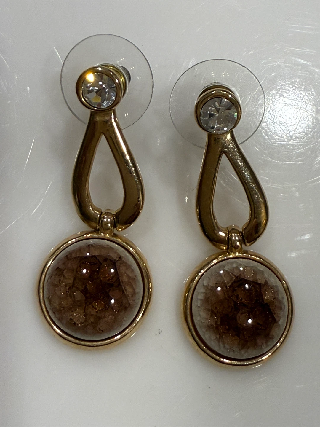 Drop Earrings - Gold Tone - photo 2