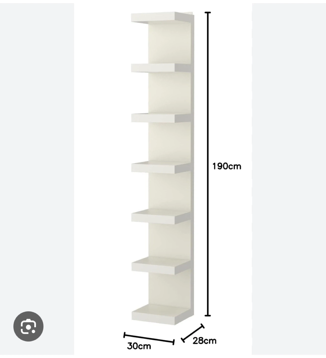 Red Ladder Shelf - 190cm Tall - photo 3