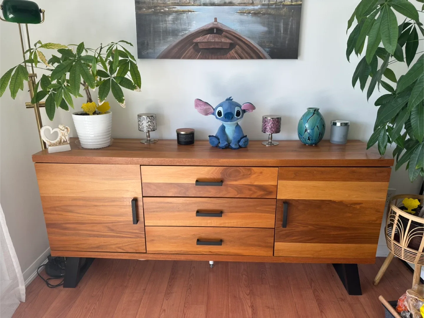 Structube Wood Credenza with Drawers