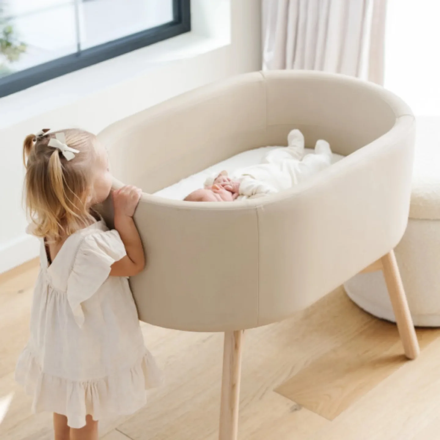 Babyletto x Gathre Capsule Bassinet